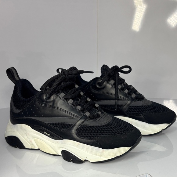Dior Black and White Women's Sneakers AUTHENTIC - Picture 1 of 5